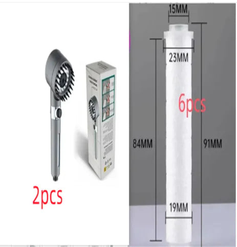 3-Mode High Pressure Showerhead