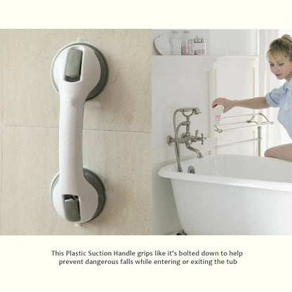 Power Shower Grip Handle Bathroom Suction Grab Bar