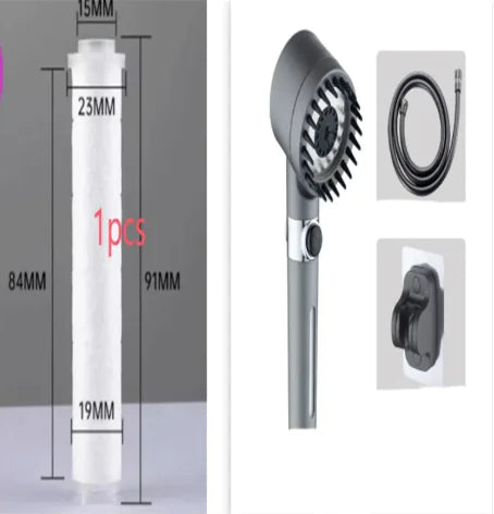 3-Mode High Pressure Showerhead