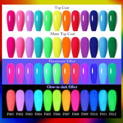 Fluorescent Candy Color Nail Glue