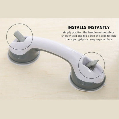 Power Shower Grip Handle Bathroom Suction Grab Bar