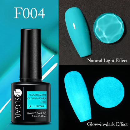 Fluorescent Candy Color Nail Glue