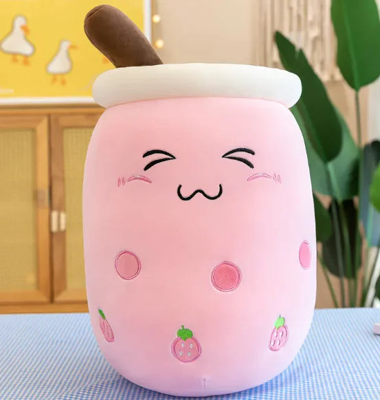 Milky Tea Cup Plush Toy Pillow