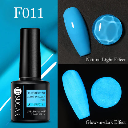 Fluorescent Candy Color Nail Glue