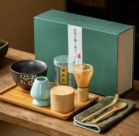 Japanese Matcha Tea Set in Gift Box