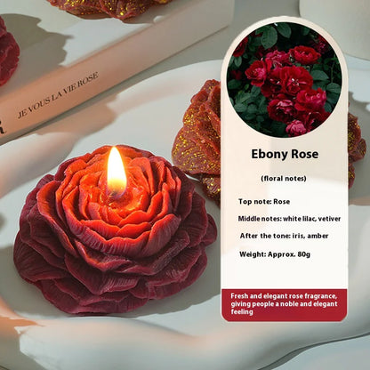 Low Temperature Sentiment Gilding Peony Rose Handmade Aromatherapy Candle