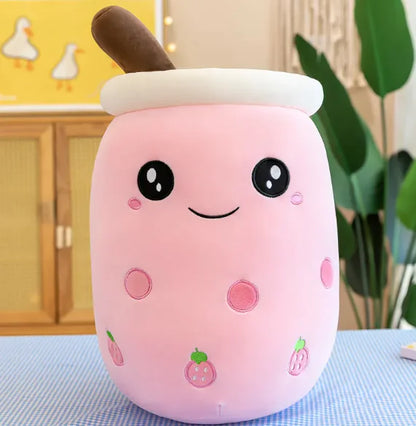 Milky Tea Cup Plush Toy Pillow