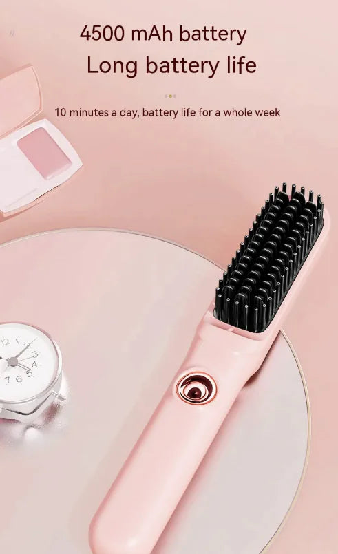 Pure Style Wireless 2-in-1 Hair Comb – Draadloze Kam en Borstel