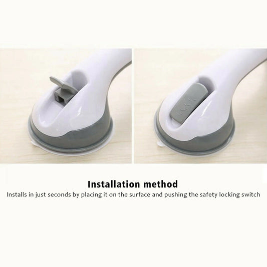 Power Shower Grip Handle Bathroom Suction Grab Bar