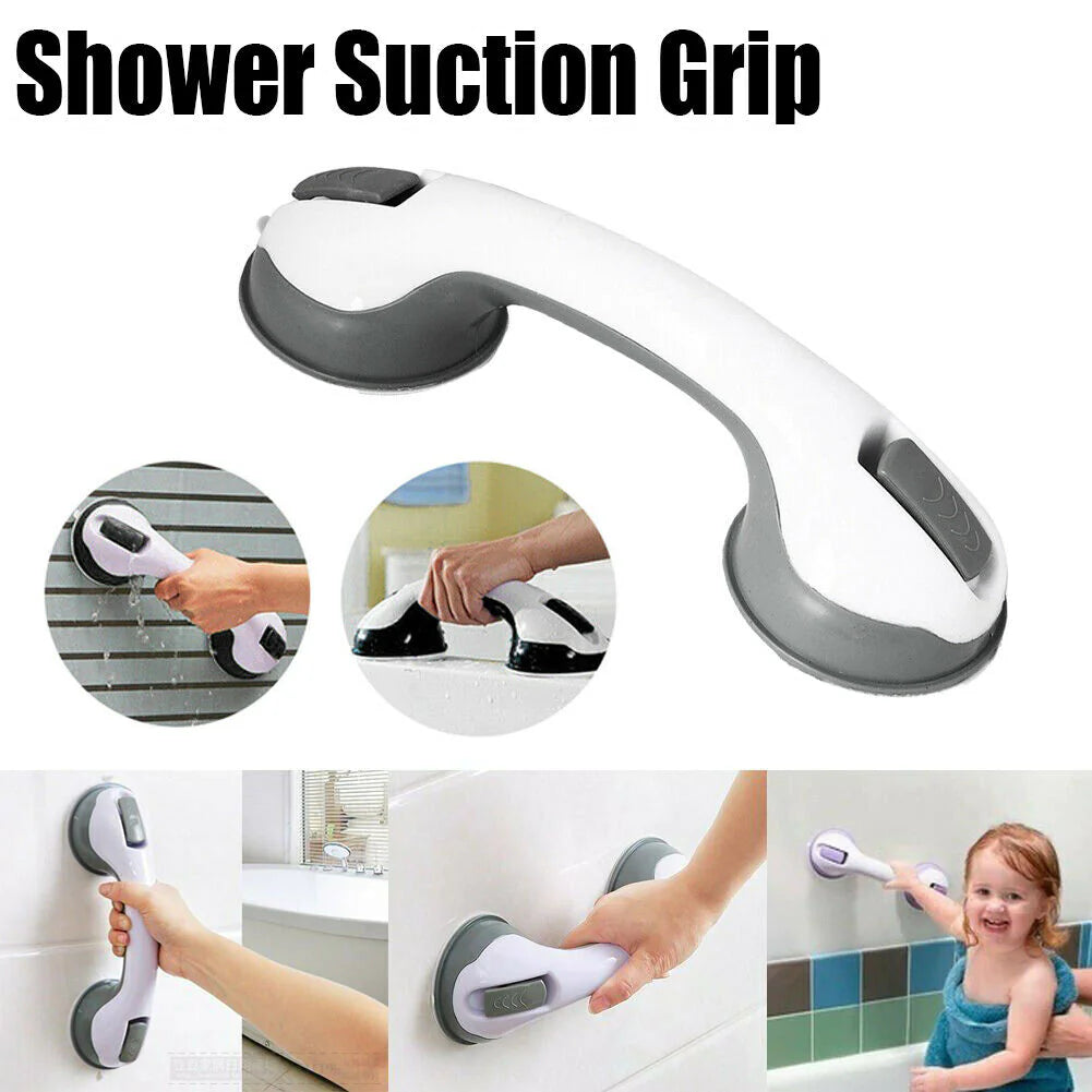 Power Shower Grip Handle Bathroom Suction Grab Bar