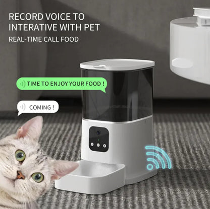 Smart Automatic Pet Feeder – WiFi & Voice Control