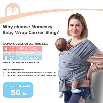 Cotton X-Type Baby Sling Wrap