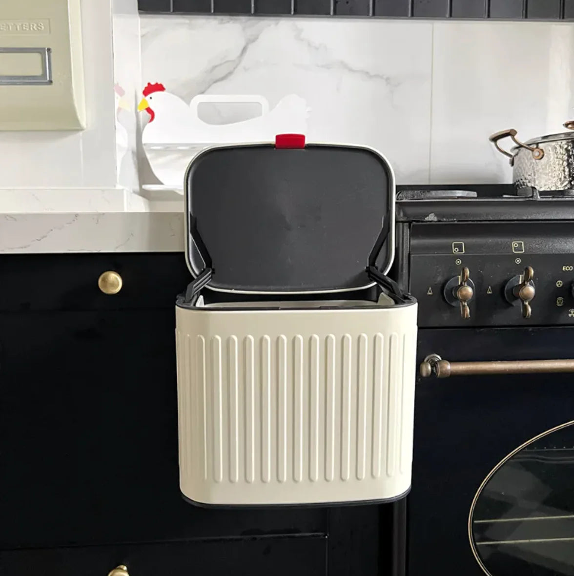 Aesthetic Hanging Kitchen Trash Can