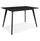 Design Zwarte 'Marius' Tafel / Bureau In Hout - 120X80 Cm