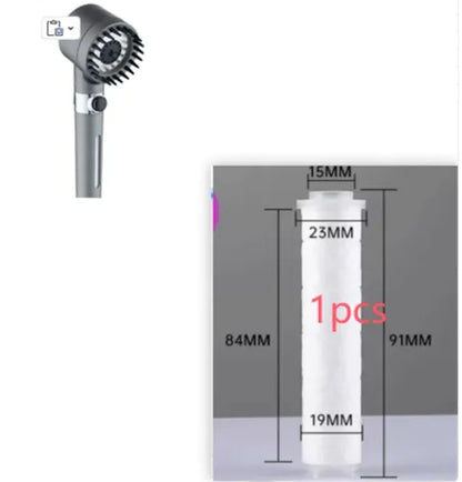 3-Mode High Pressure Showerhead