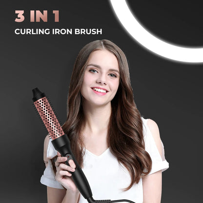 3-in1 Curling Iron Brush