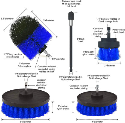 Electric Drill Scrubbing Brush