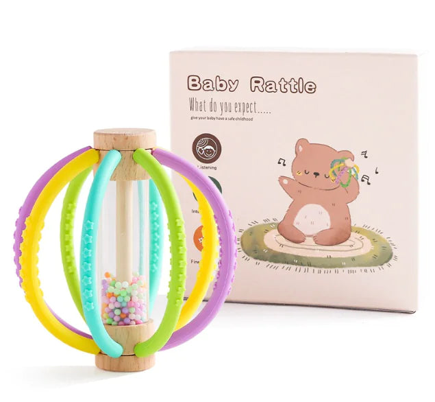 3D Soothing Teether Rattle Ball